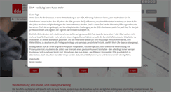 Desktop Screenshot of dda-online.de