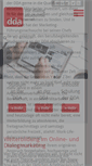 Mobile Screenshot of dda-online.de
